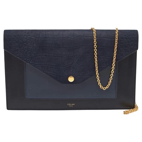 Celine Leather Pocket Envelope 